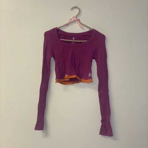 Free People Women’s Sz Xs Two Piece Set Checkers Knit Top Shorts Event Lounge - Picture 3 of 7